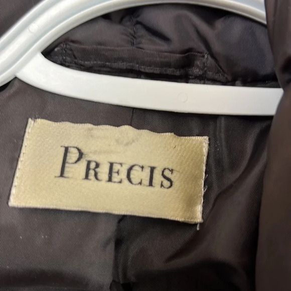 Women's Precis Brown Puffer Winter Coat  size 10 - Picture 2 of 13